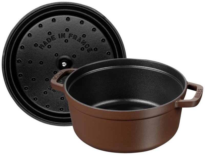 Staub Cocotte rund 24cm chocolat 