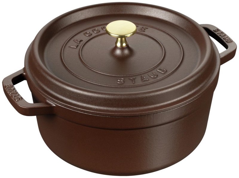 Staub Cocotte rund 24cm chocolat 