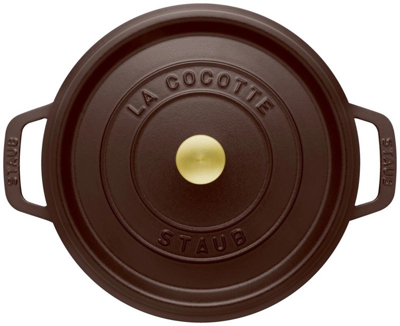 Staub Cocotte rund 26cm chocolat 