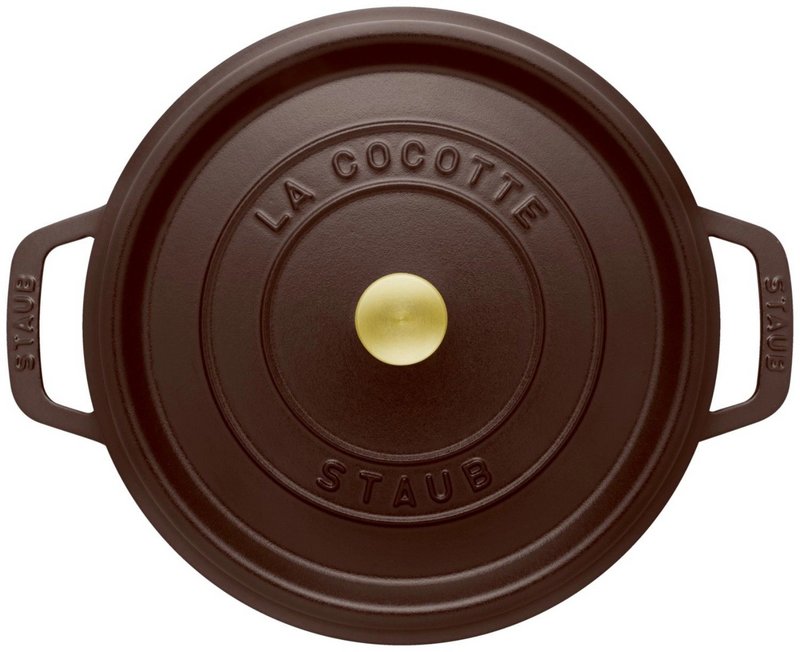 Staub Cocotte rund 28cm chocolat 