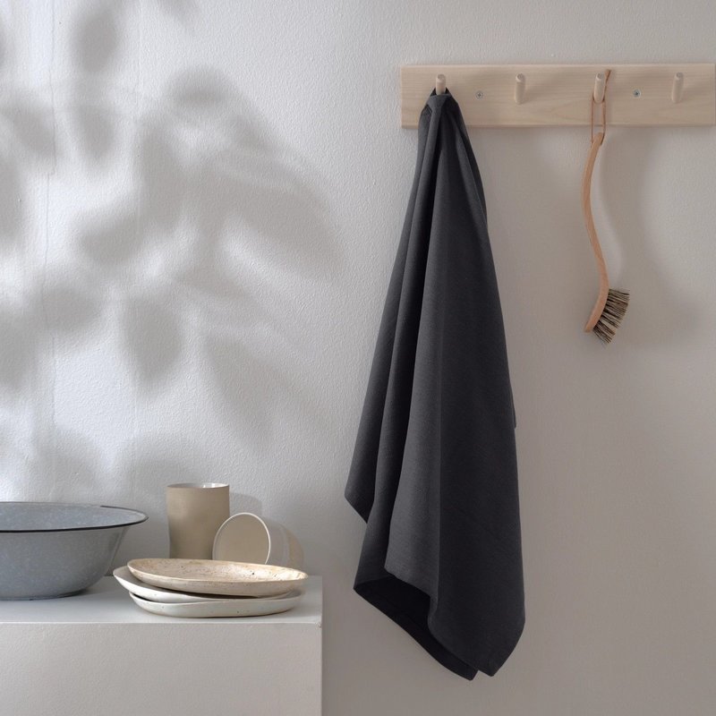 The Organic Company Geschirrtuch dark grey 