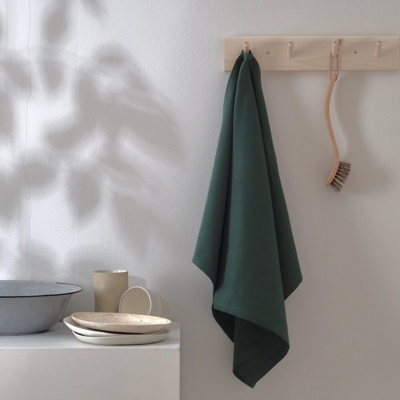 The Organic Company Geschirrtuch dark green 