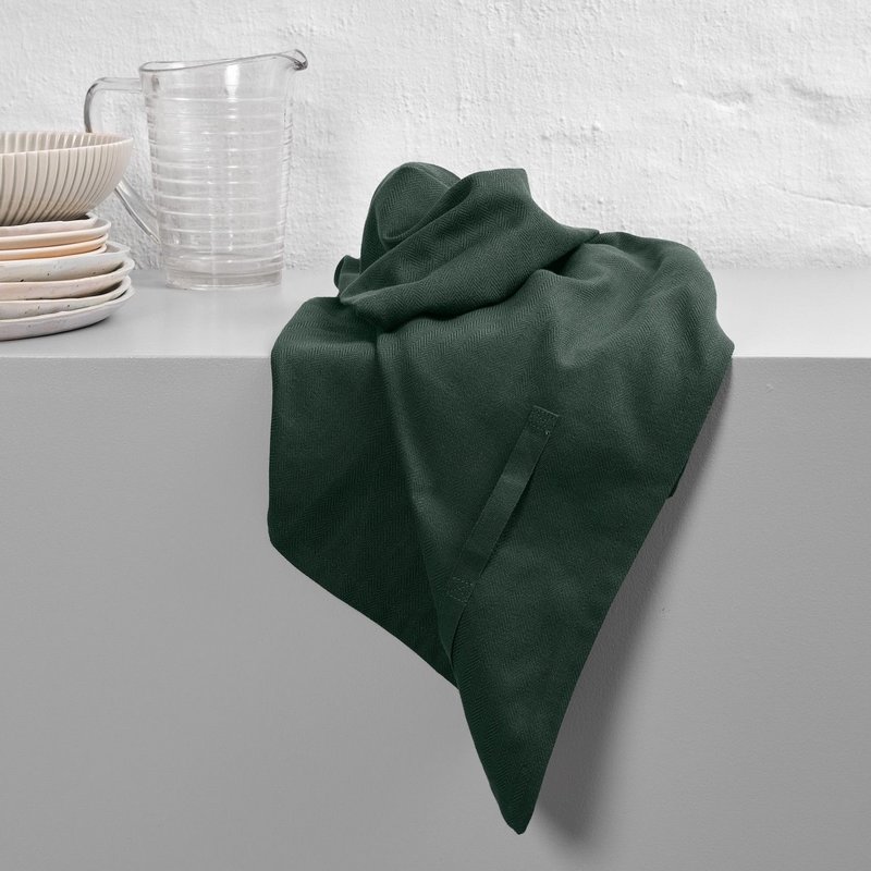 The Organic Company Geschirrtuch dark green 