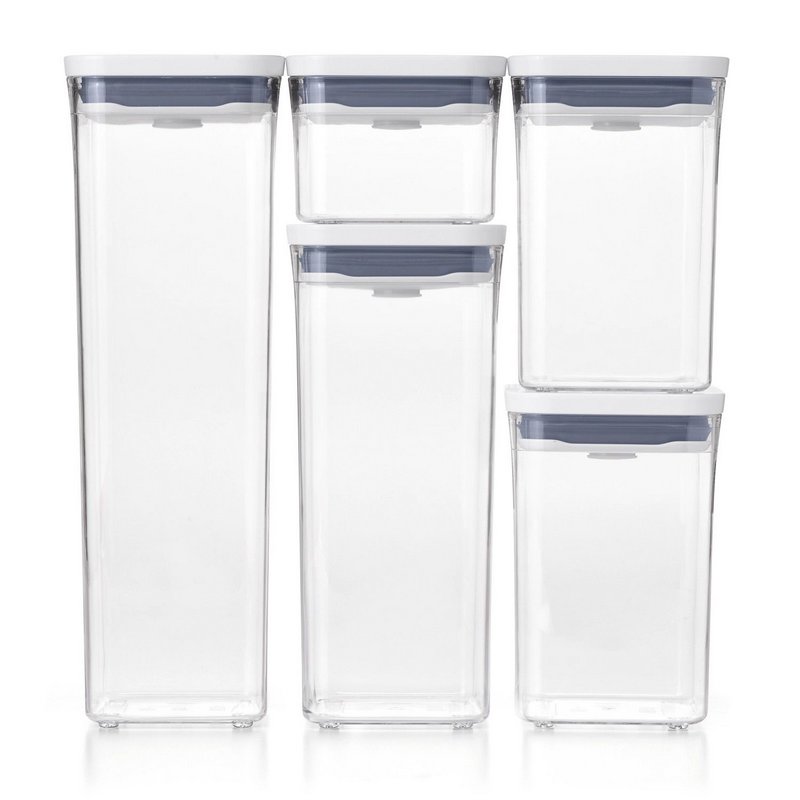 OXO POP Container Set 2.1l 1.6l 2x1l 0.4l 