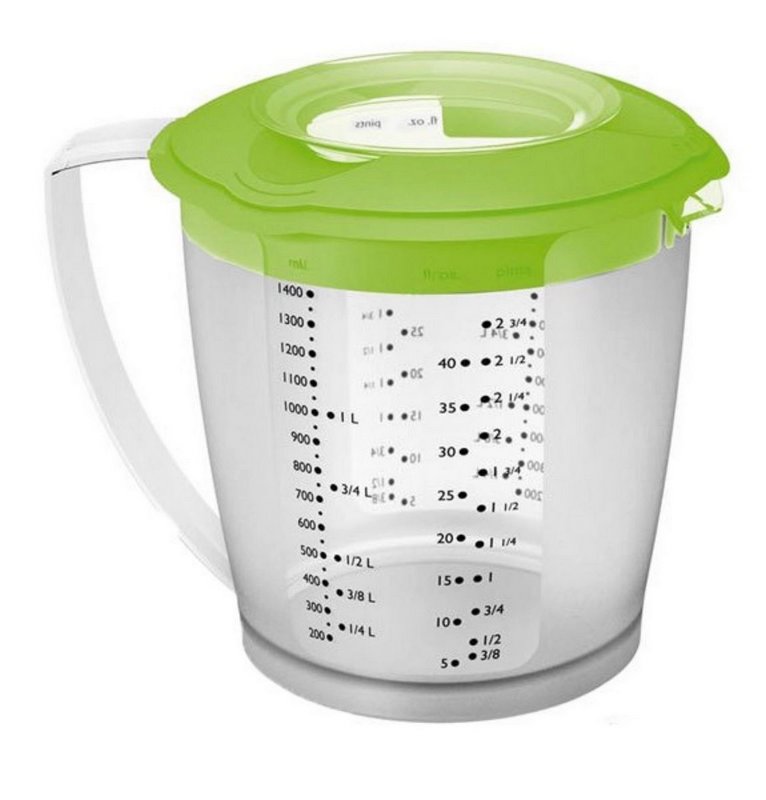 Westmark Rührbecher mit Deckel Helena 1.4l apfelgrün 