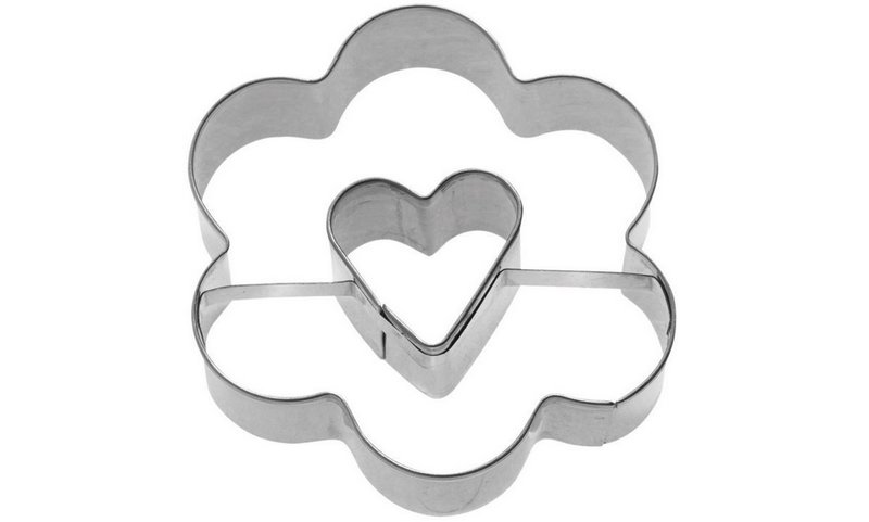 Westmark Ausstechform Rosette mit Herz 