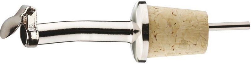 Westmark Flaschenausgiesser Classic Standard mit Naturkork und Klappe 