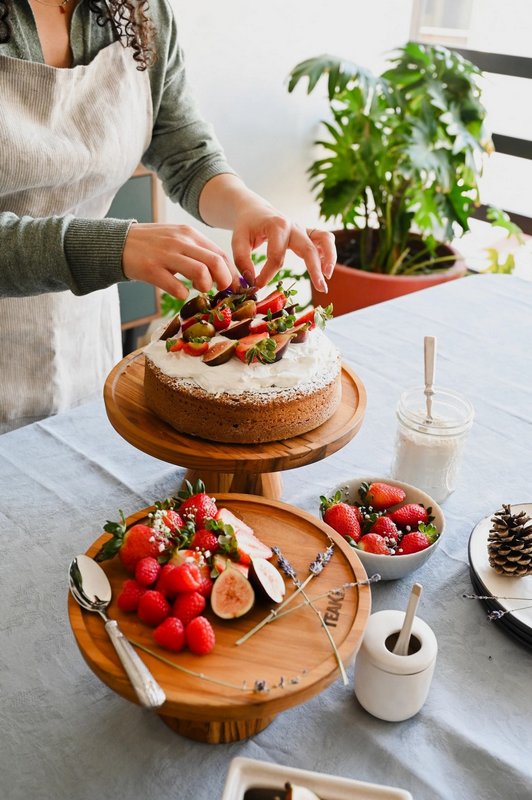 teakhaus Tortenplatte Bistro S 