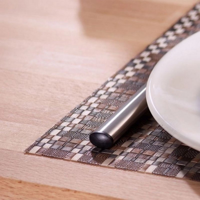 Westmark Tischset Edel eckig gold silber 