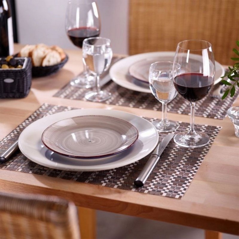 Westmark Tischset Edel eckig gold silber 