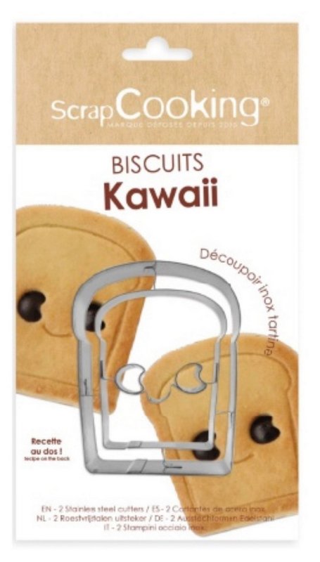 Scrap Cooking Keksausstecher Kawaii Toastform 