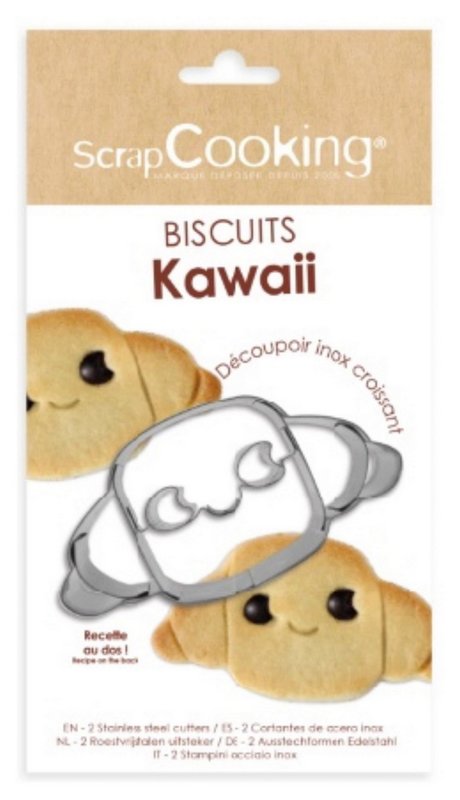 Scrap Cooking Keksausstecher Kawaii Croissantform 