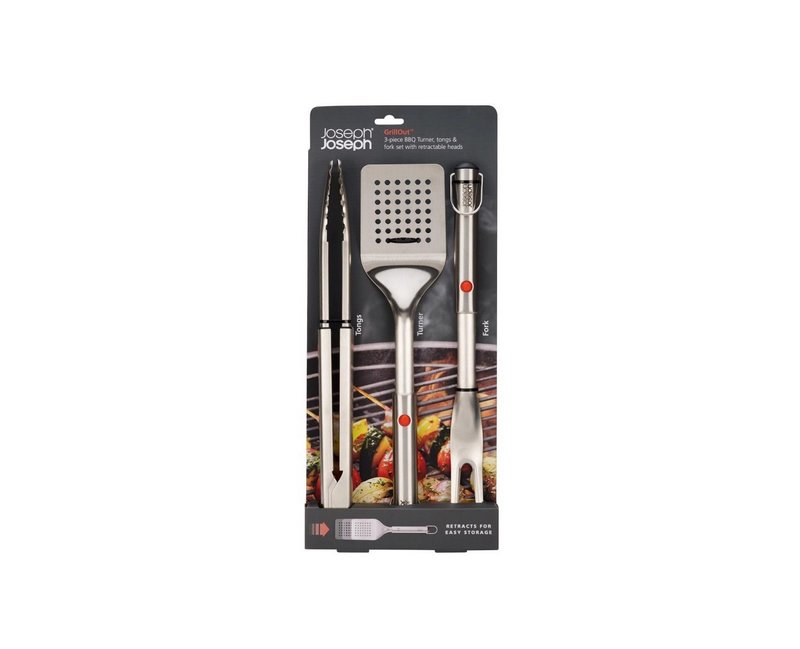 JosephJoseph Wender Zange und Gabel GrillOut BBQ 