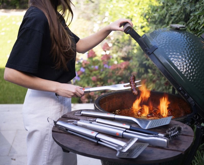 JosephJoseph Wender mit Zange GrillOut BBQ einziehbarer Kopf 
