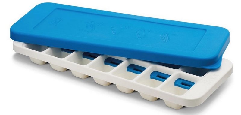 Joseph Joseph Quicksnap Plus Eiswürfelbehälter weiss blau 13x32.2x3.5 cm 