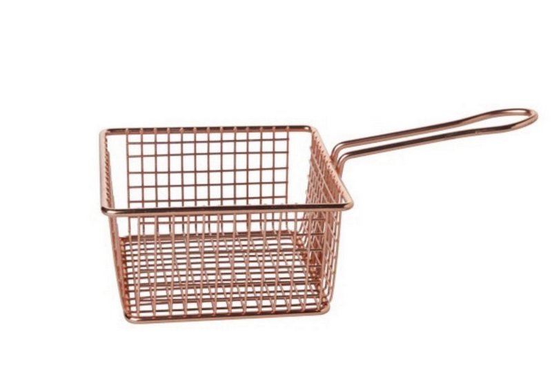 CosyTrendy Frittierkorb kupfer eckig 