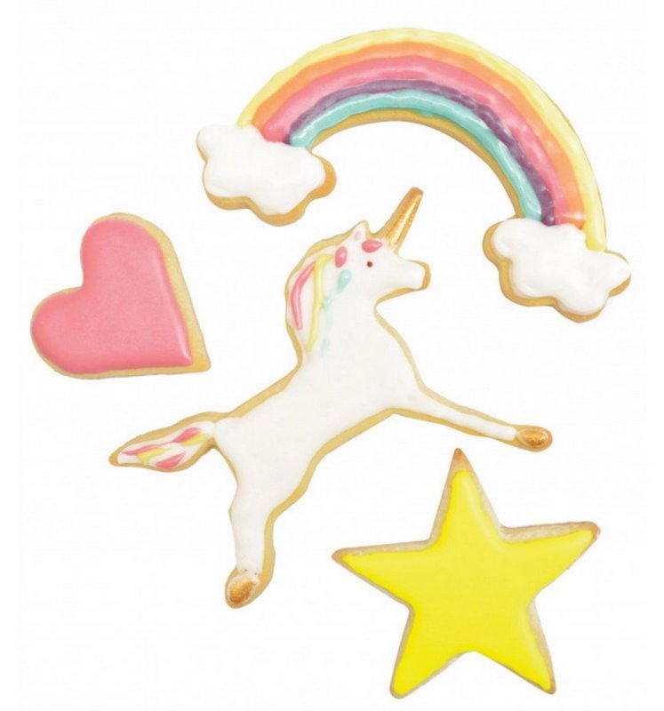 Scrap Cooking Ausstecher Einhorn 