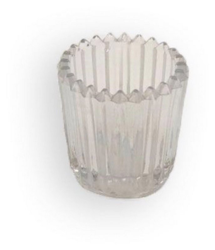 Teelichtglas transparent 6cm 