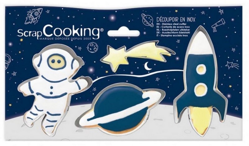Scrap Cooking Ausstechformen Space 