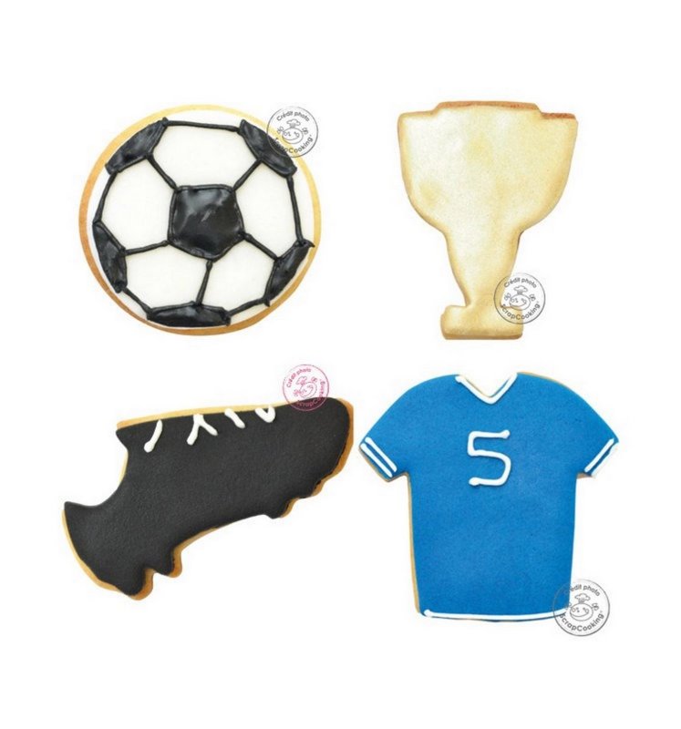Scrap Cooking Keksausstecher Fussball 