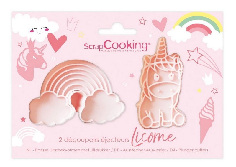 Scrap Cooking Ausstechformen Einhorn 