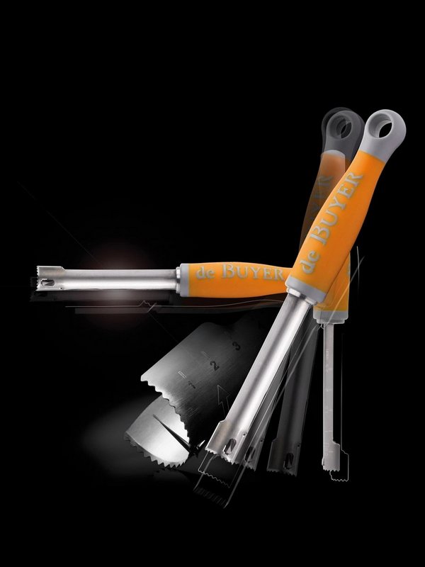 de Buyer Universalentkerner 13mm mit orangem Griff 
