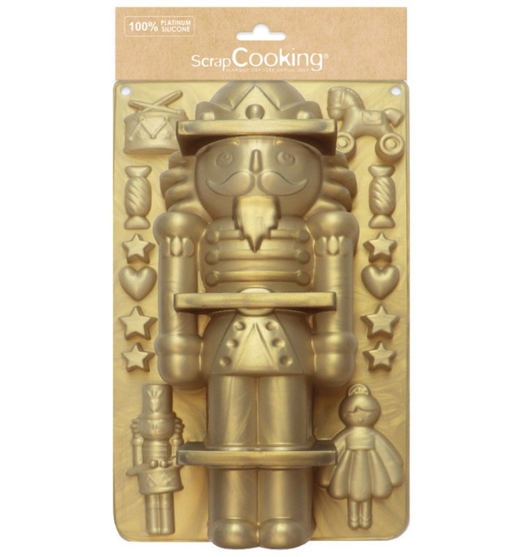Scrap Cooking Silikonbackform Nussknacker 