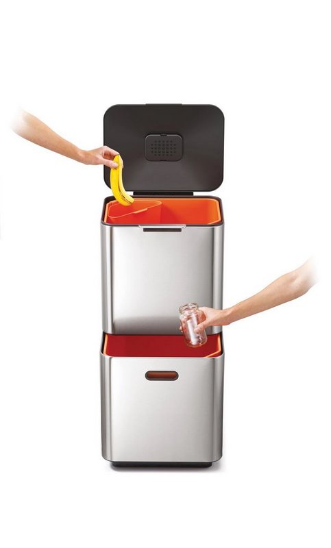 JosephJoseph Totem Max 60L edelstahl 