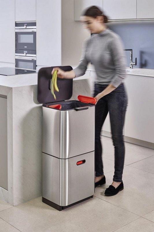 JosephJoseph Totem Max 60L edelstahl 