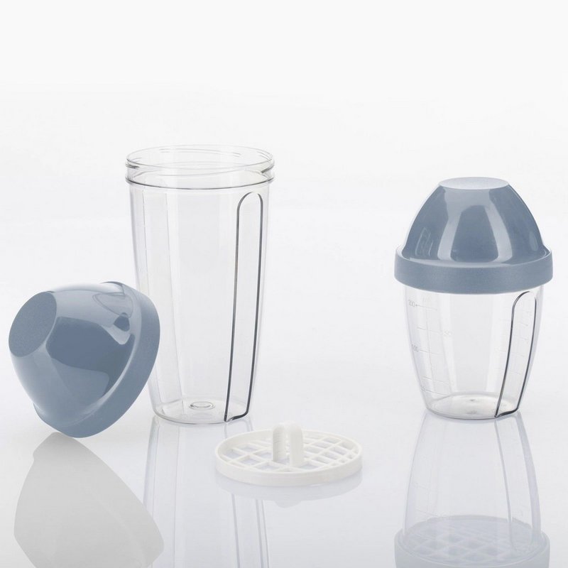 Westmark Schüttelbecher 0.5l blau 