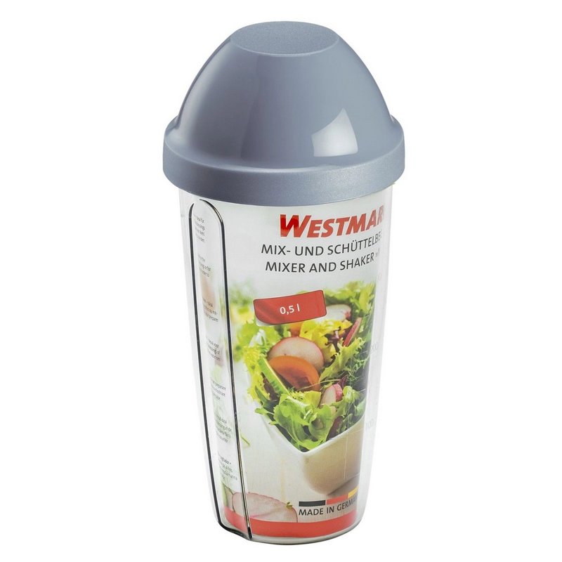 Westmark Schüttelbecher 0.5l blau 
