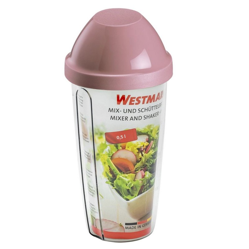 Westmark Schüttelbecher 0.5l rosa 