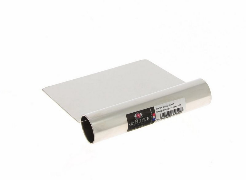 de Buyer Teigspachtel gerade 12x9cm Edelstahl 