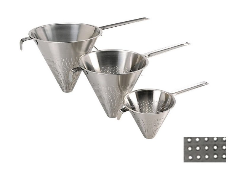 de Buyer Spitzsieb Ø 18.5cm Perforierung 1.5mm 