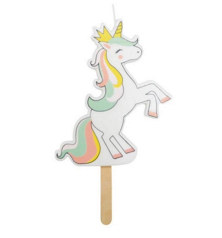 Scrap Cooking Kerze XXL Einhorn 
