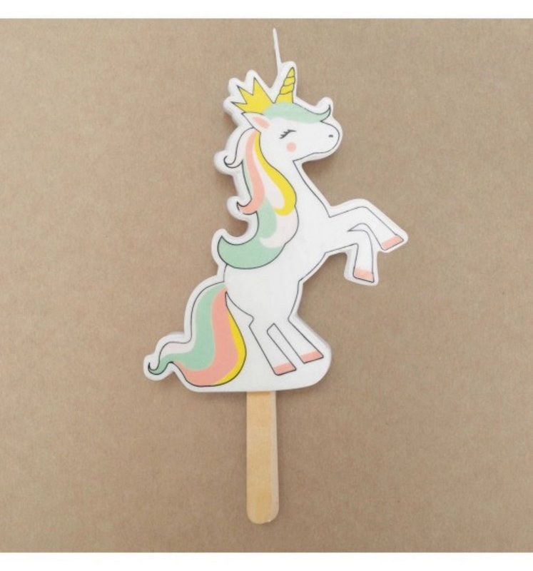 Scrap Cooking Kerze XXL Einhorn 