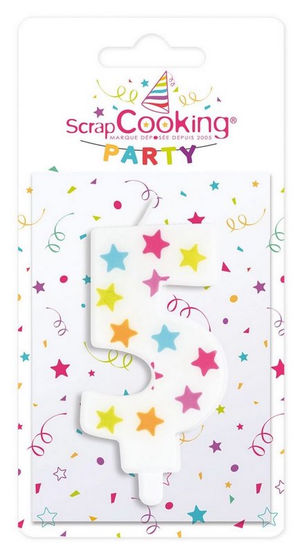 Scrap Cooking Kerze Nummer 5 
