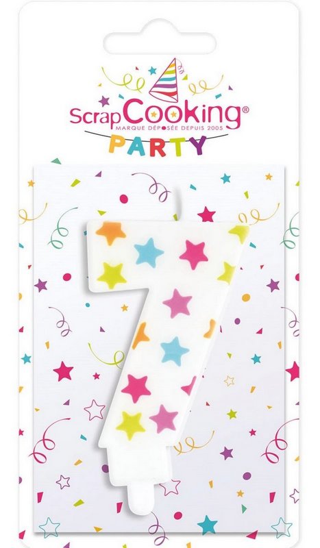 Scrap Cooking Kerze Nummer 7 