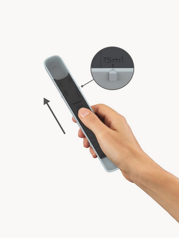 Joseph Joseph Measure-Up Verstellbarer Messlöffel Blau 