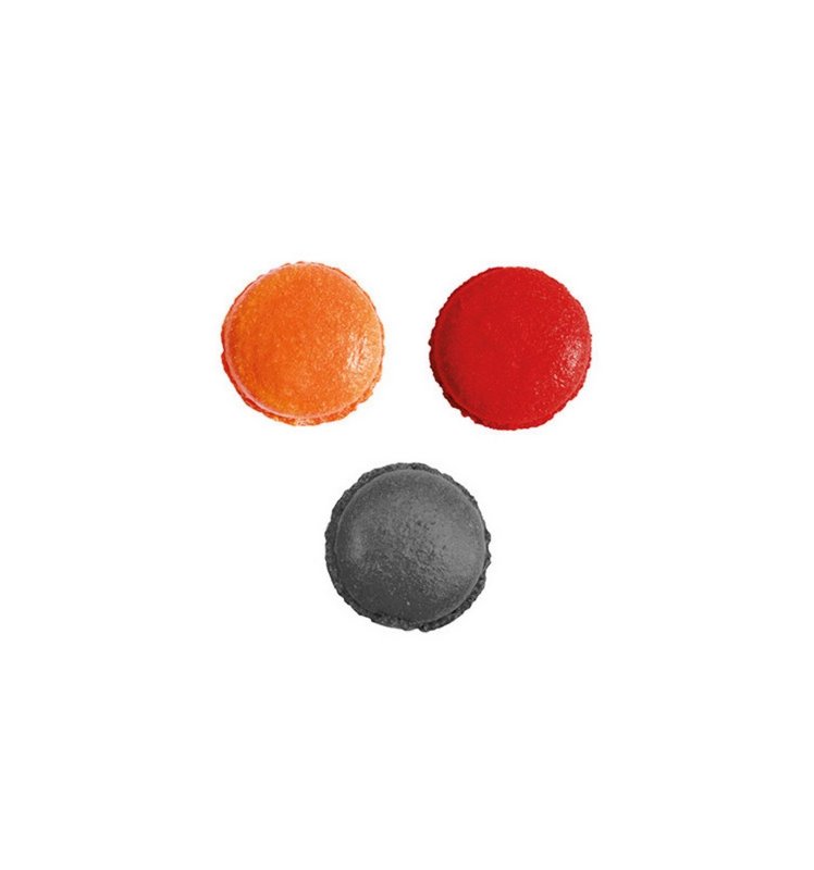 Scrap Cooking Farbpulver Halloween orange schwarz rot 