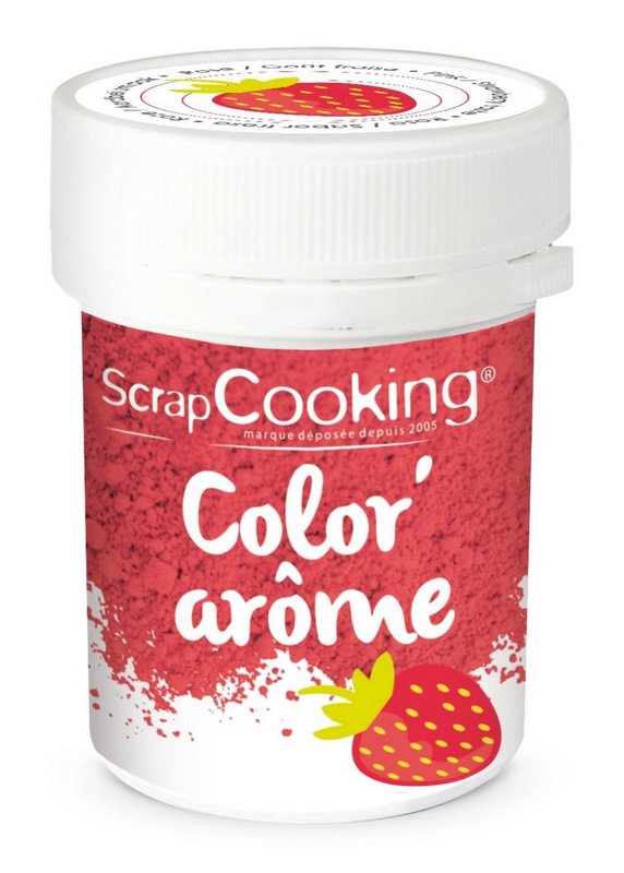Scrap Cooking Farbpulver Erdbeere 