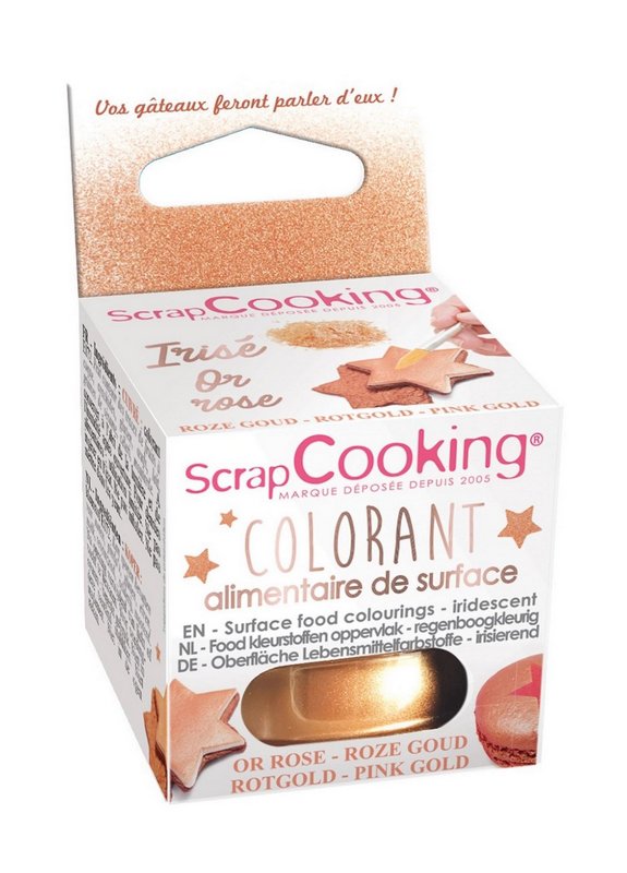 Scrap Cooking Lebensmittelpuder Glitzer Kupfer 5g 