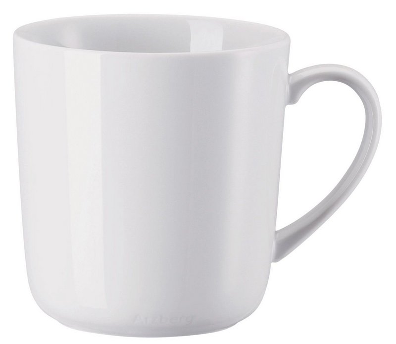 Rosenthal Form 1382 Becher mit Henkel gross 0.38 L weiss 