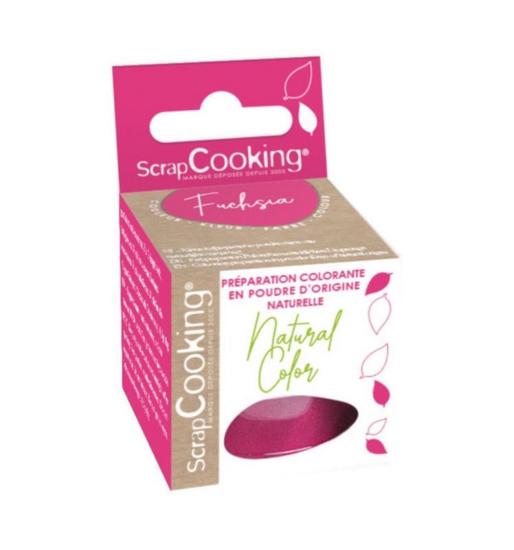 Scrap Cooking Lebensmittelfarbe natürlich Pulver rose 10g 