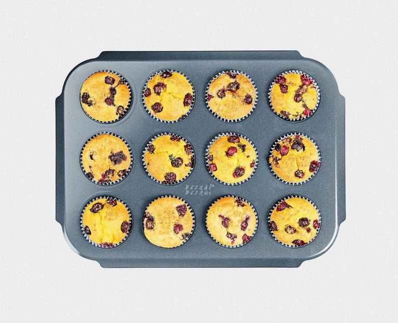 Joseph Joseph Nest Bake Backform 12 Muffins antihaftbeschichtet 