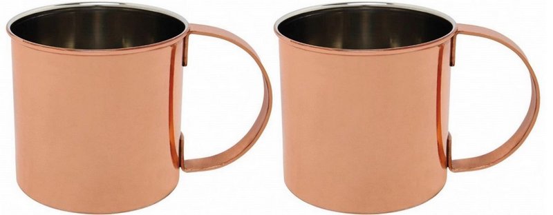 Piazza 2er Set Mug Moscow Mule Kupfer 0.47lt 