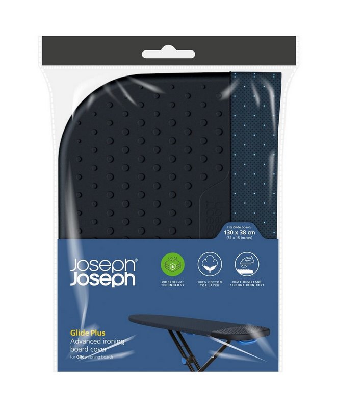 JosephJoseph Bügelbrettbezug Glide Plus EasyStore schwarz blau 