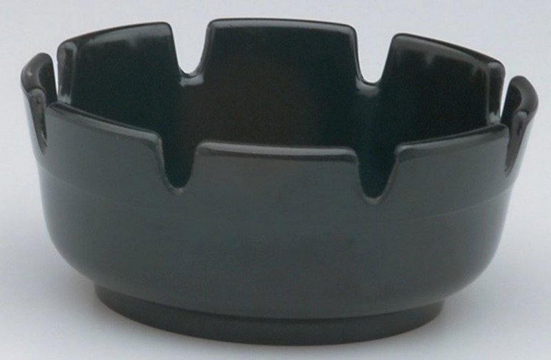 Piazza Aschenbecher schwarz D10cm 