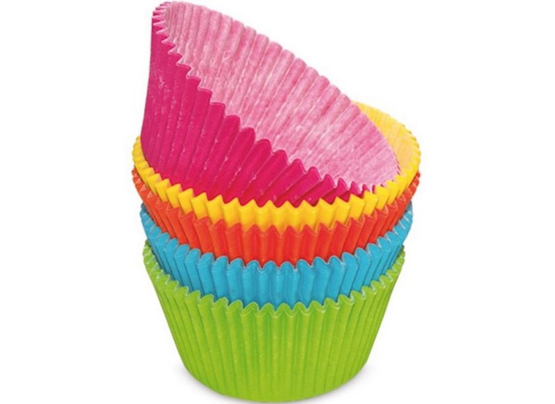 Scrap Cooking Muffin Papierförmchen bunt 