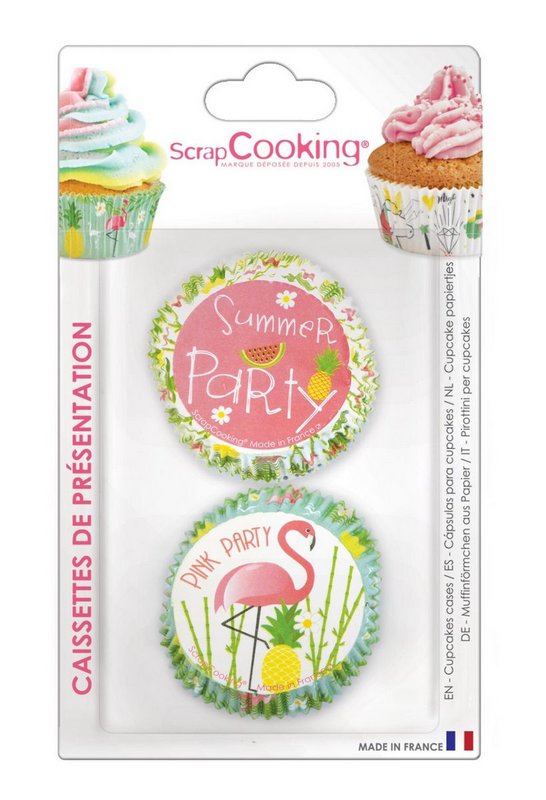 Scrap Cooking Cupcake Papierförmchen Summer 
